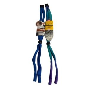 Chums Unisex Original Eyewear Retainer 2  One Blue One Tie Dye New 0832